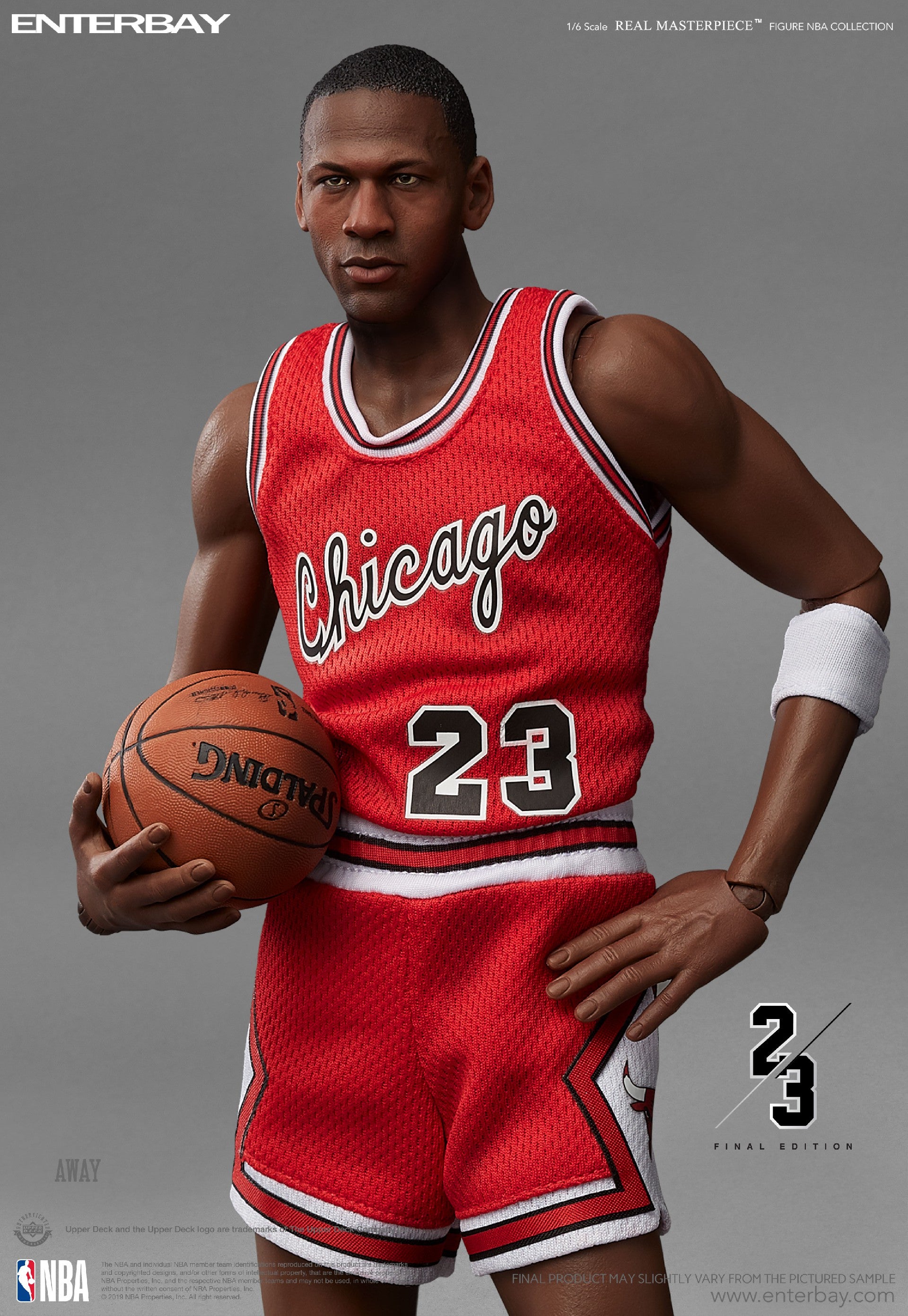 エンターベイ　1/6 マイケル・ジョーダン ファイナルエディション　アウェイ Enterbay Michael Jordan Final Edition | (Away) 1/6 Scale 2